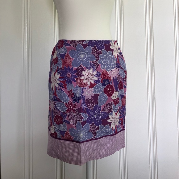 luna chix Dresses & Skirts - Floral purple and pink skirt